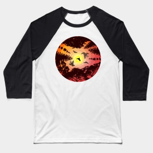 Halloween forest. Baseball T-Shirt